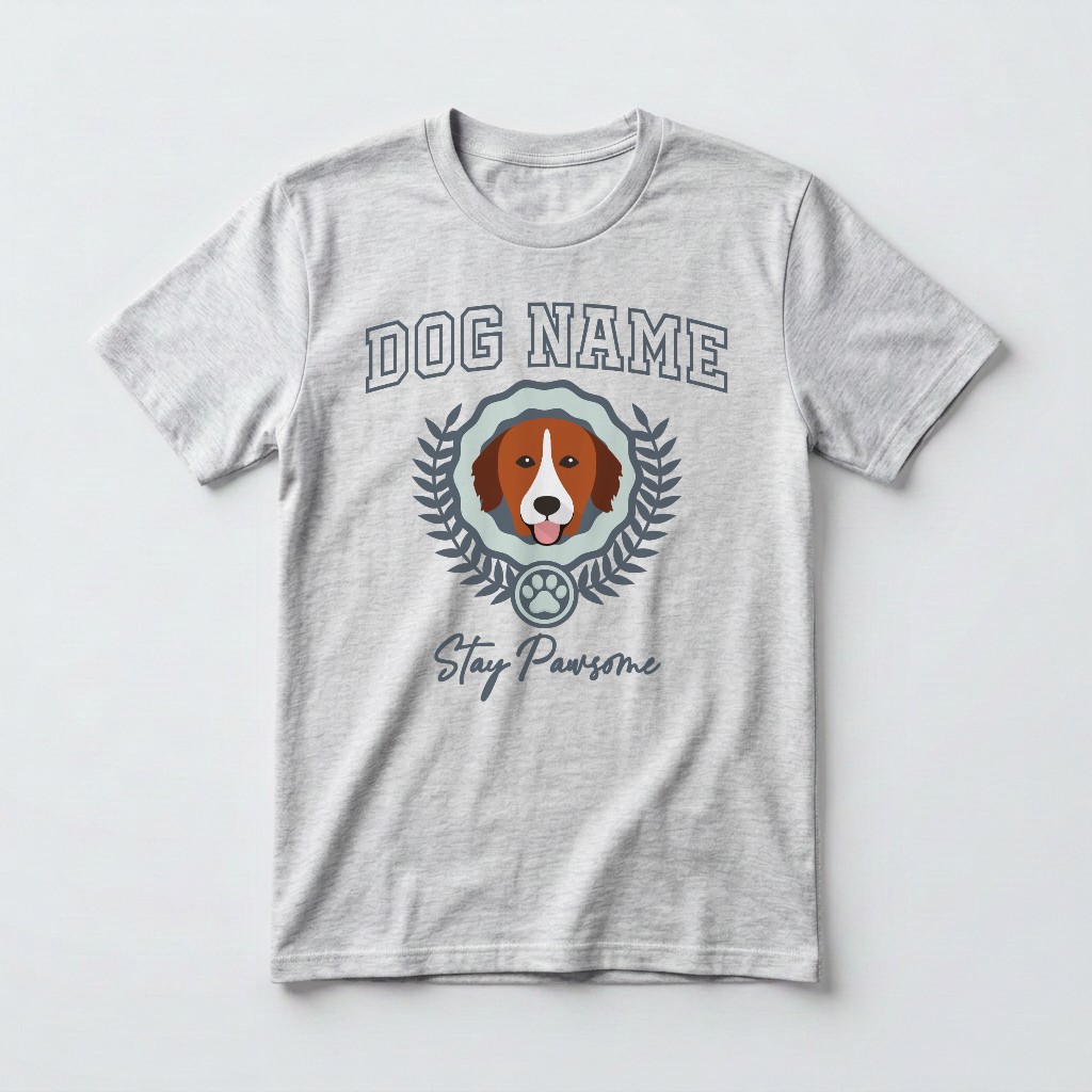 Stay Pawsome: Personalized {breedFullName} T-Shirt
