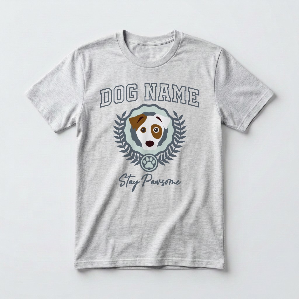 Stay Pawsome: Personalized {breedFullName} T-Shirt