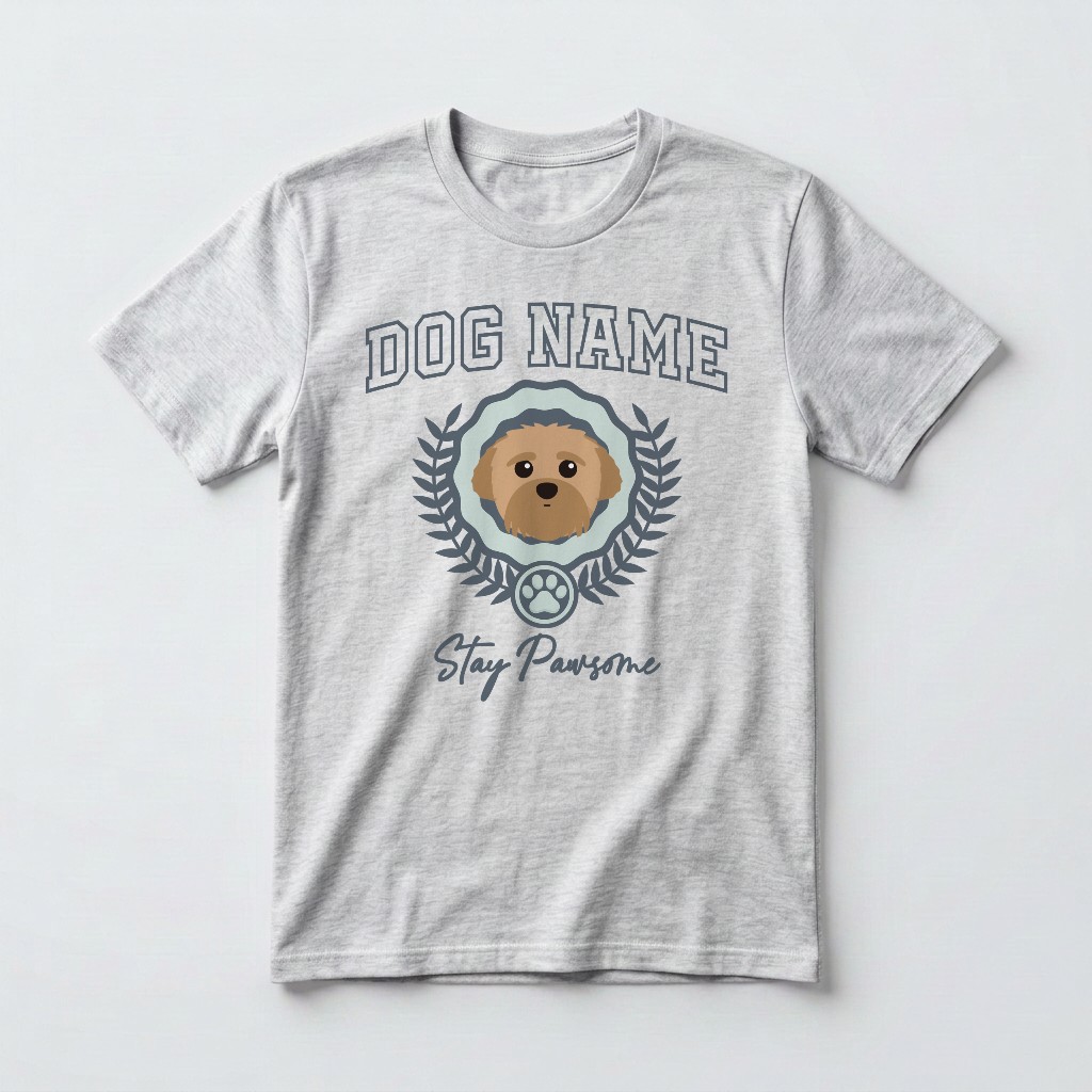 Stay Pawsome: Personalized {breedFullName} T-Shirt