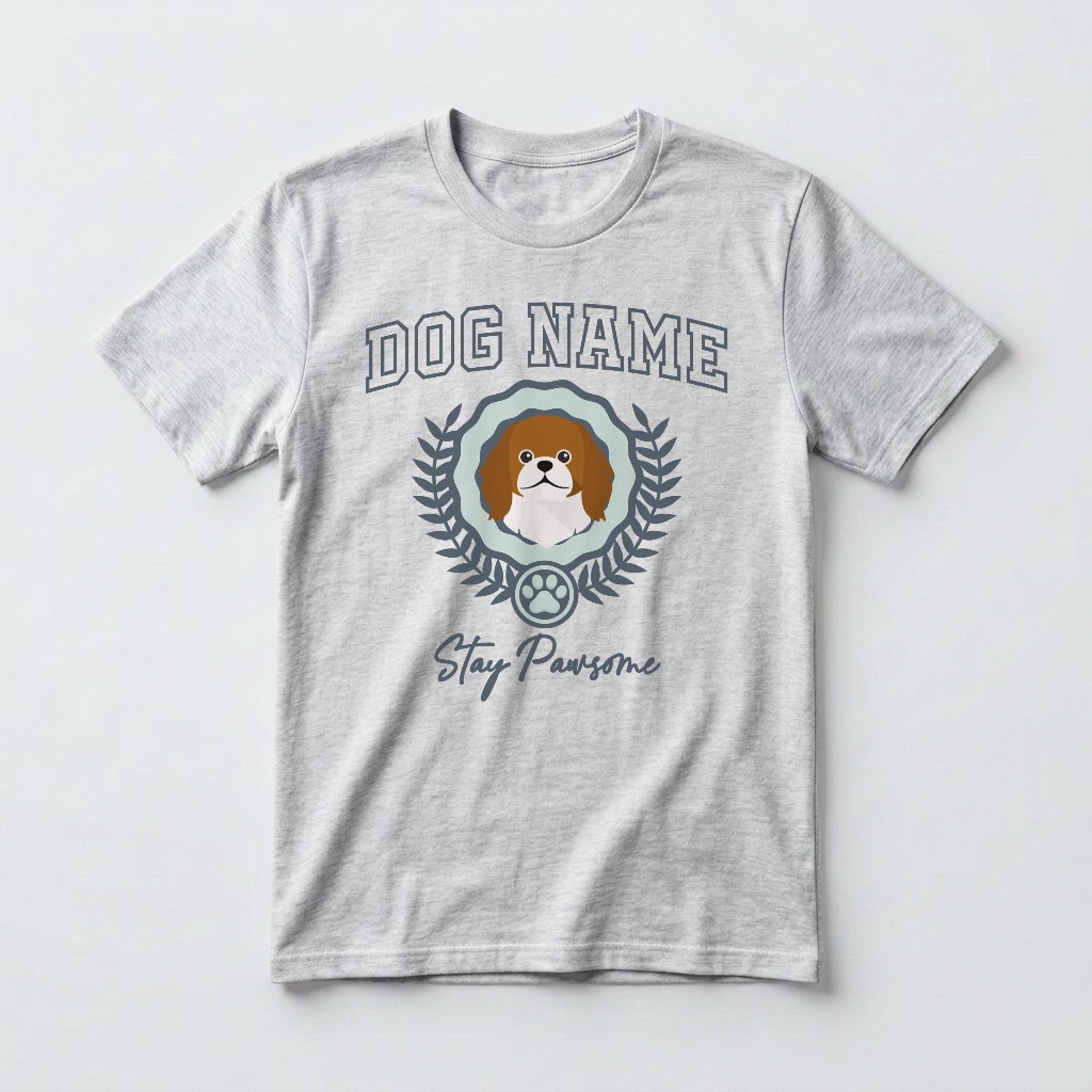 Stay Pawsome: Personalized {breedFullName} T-Shirt