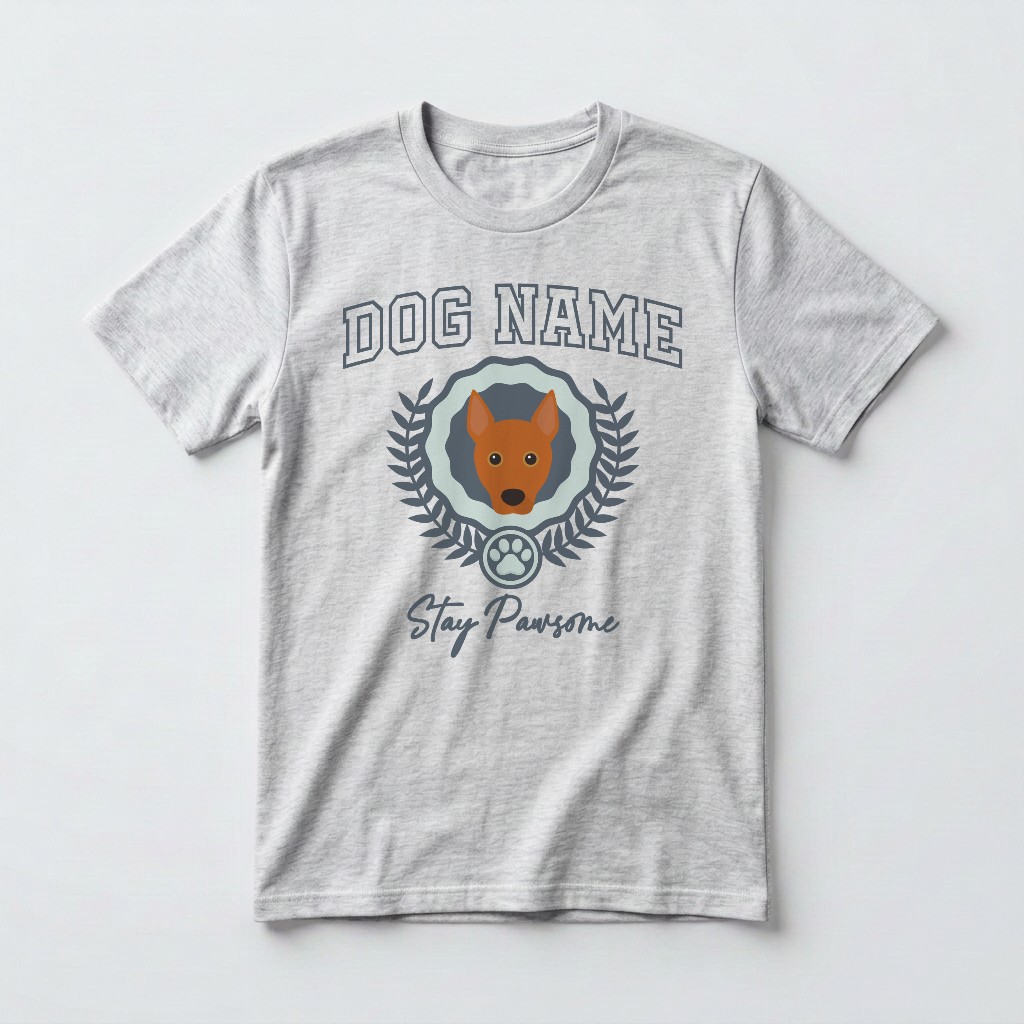 Stay Pawsome: Personalized {breedFullName} T-Shirt