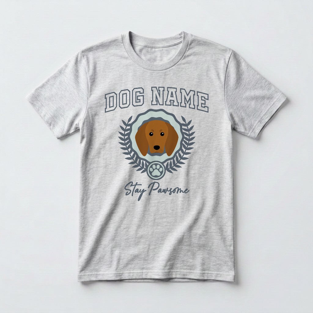 Stay Pawsome: Personalized {breedFullName} T-Shirt