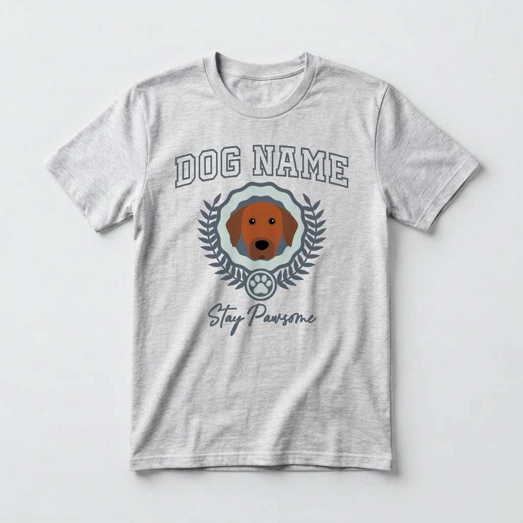 Stay Pawsome: Personalized {breedFullName} T-Shirt