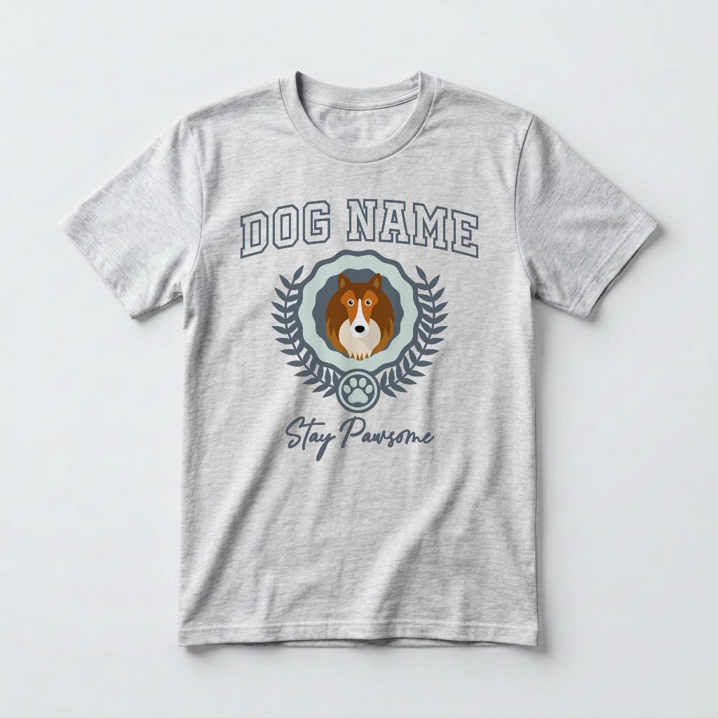 Stay Pawsome: Personalized {breedFullName} T-Shirt