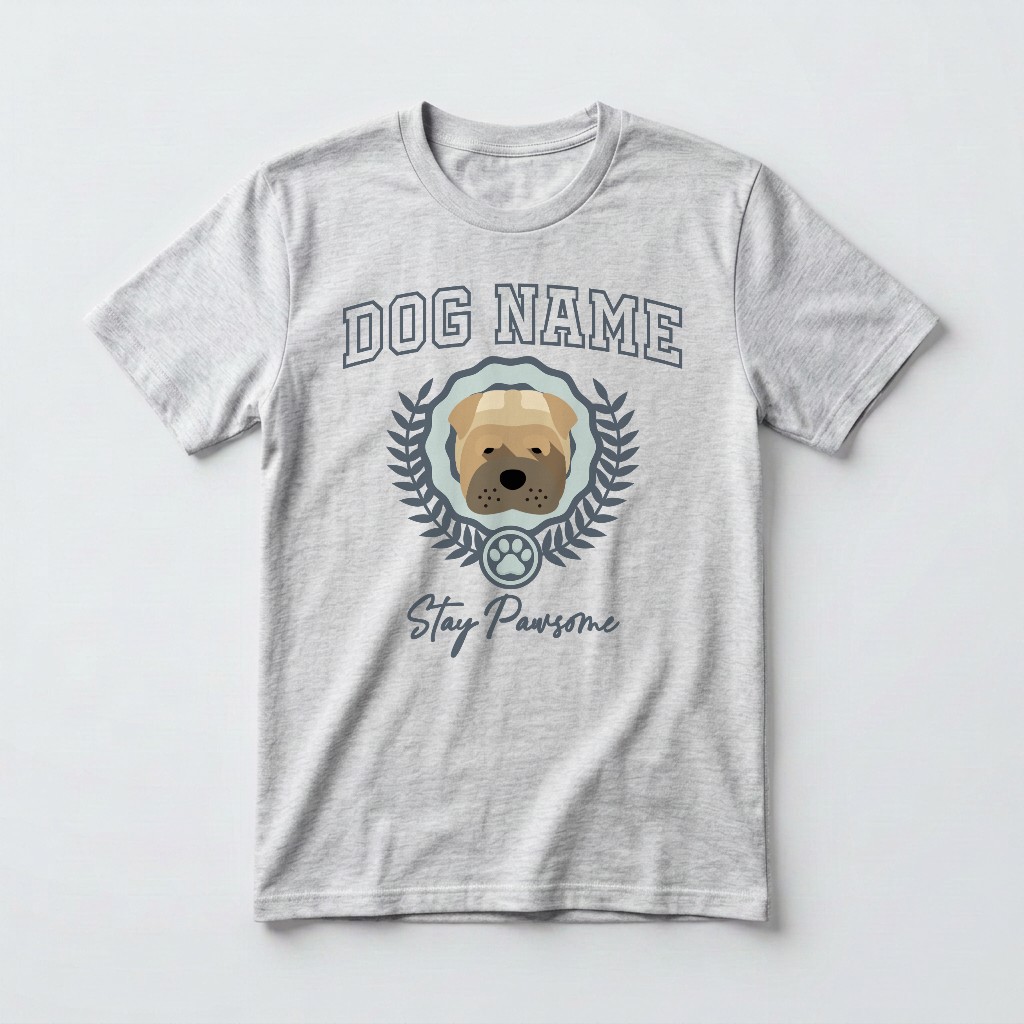 Stay Pawsome: Personalized {breedFullName} T-Shirt