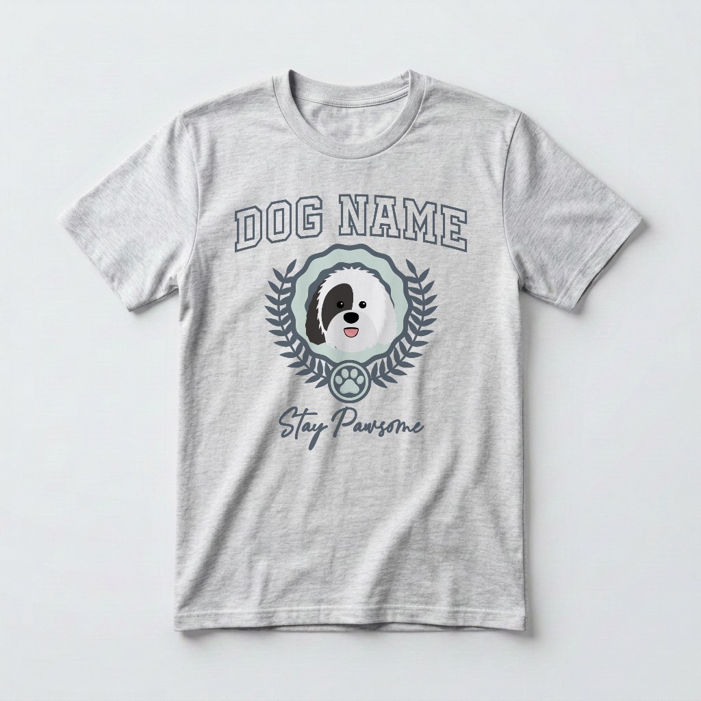 Stay Pawsome: Personalized {breedFullName} T-Shirt