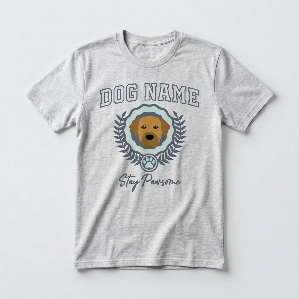 Stay Pawsome: Personalized {breedFullName} T-Shirt