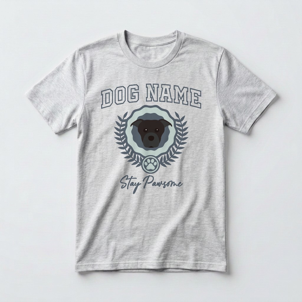 Stay Pawsome: Personalized {breedFullName} T-Shirt