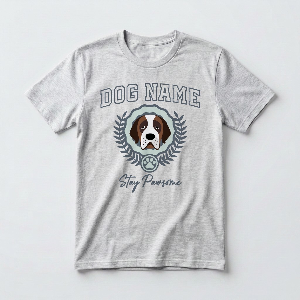 Stay Pawsome: Personalized {breedFullName} T-Shirt