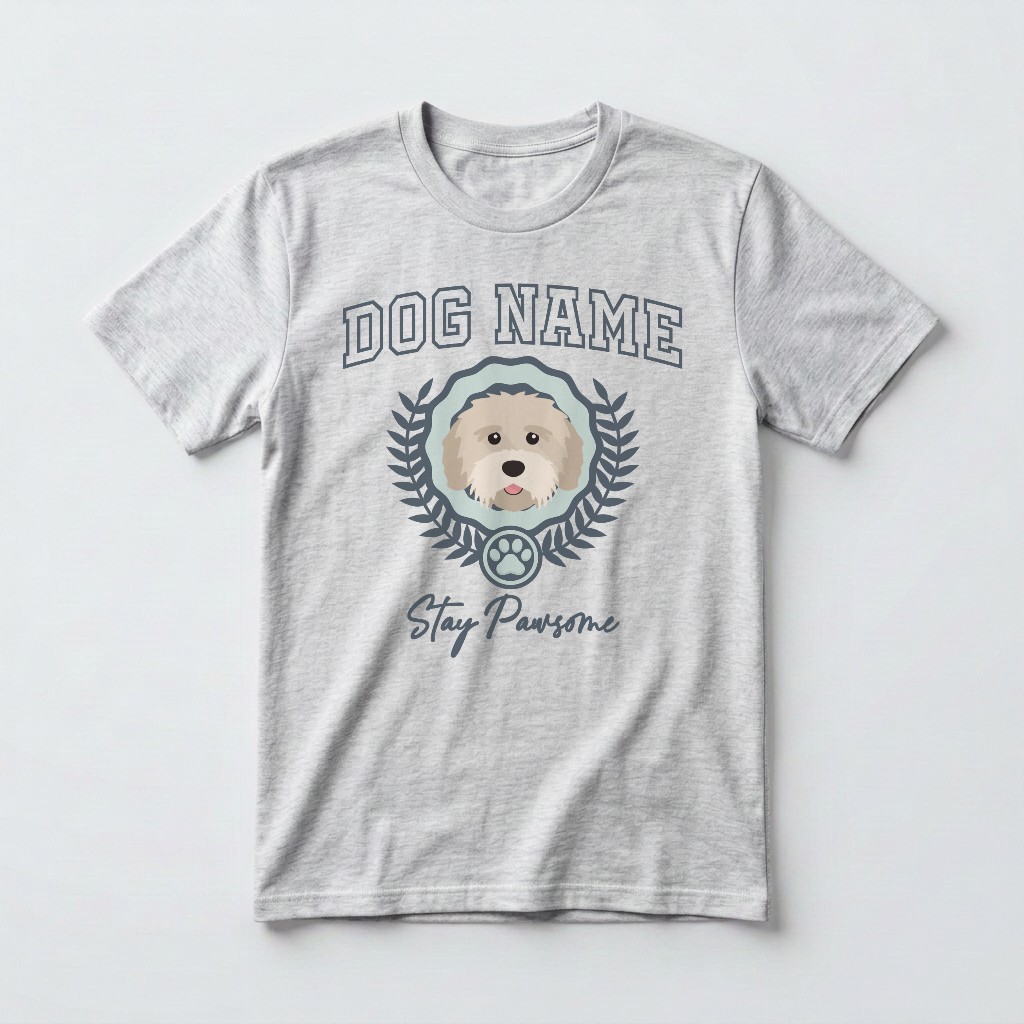 Stay Pawsome: Personalized {breedFullName} T-Shirt