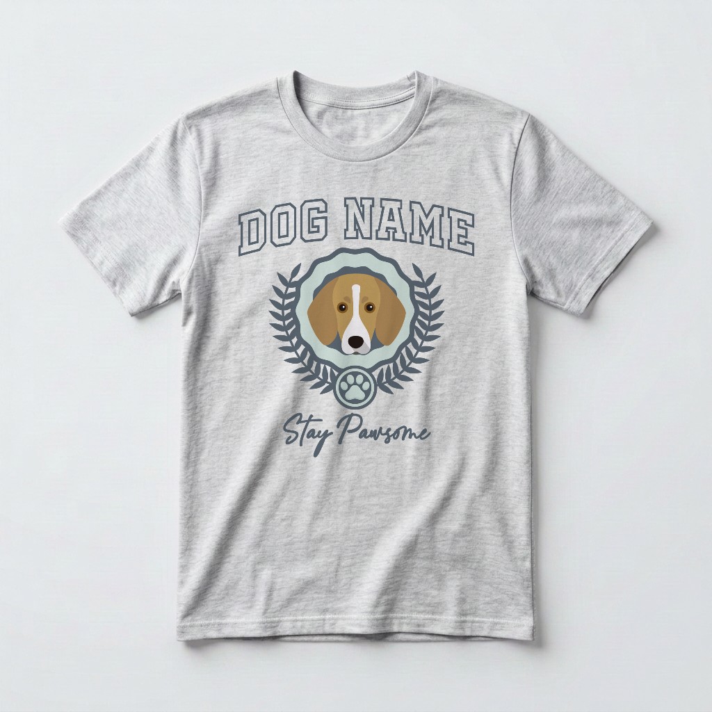 Stay Pawsome: Personalized {breedFullName} T-Shirt