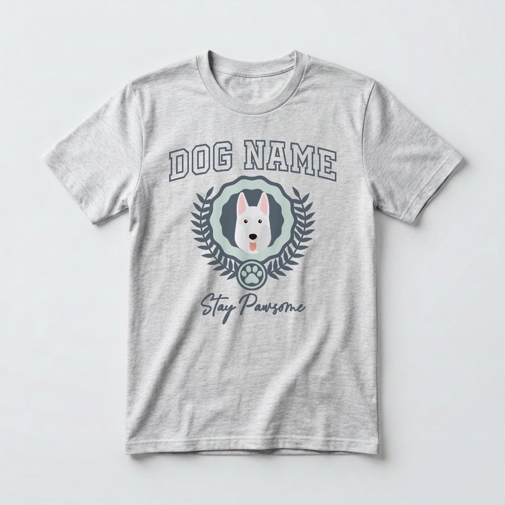 Stay Pawsome: Personalized {breedFullName} T-Shirt
