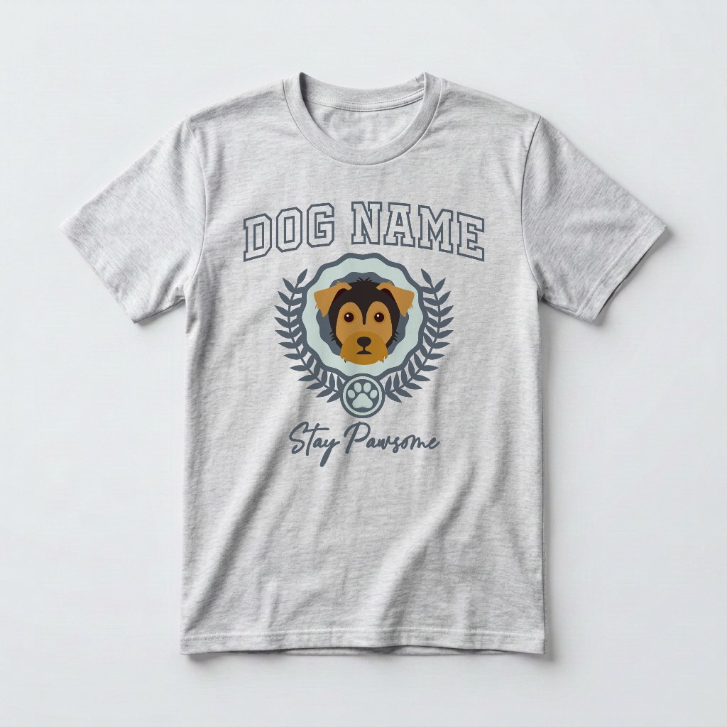 Stay Pawsome: Personalized {breedFullName} T-Shirt