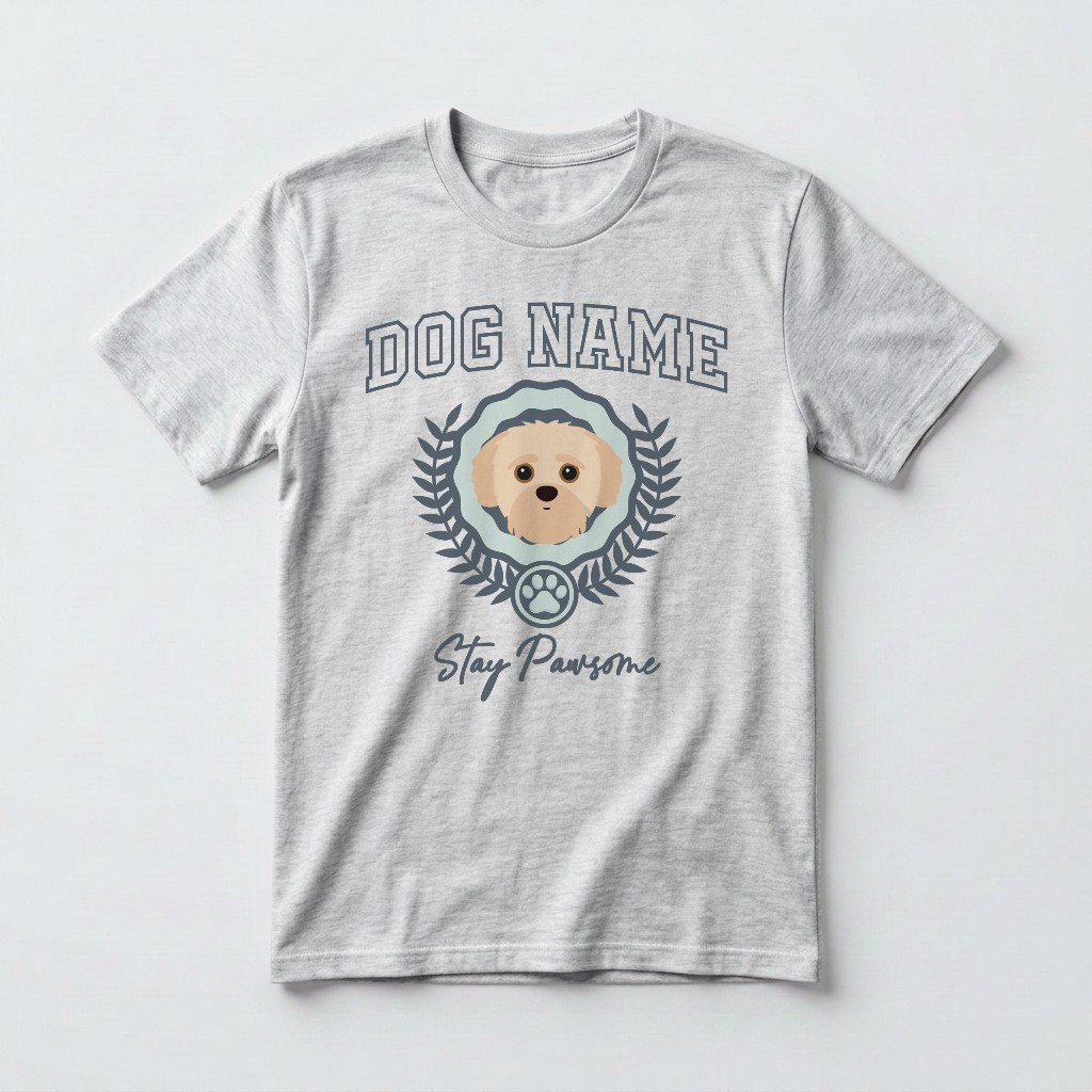 Stay Pawsome: Personalized {breedFullName} T-Shirt