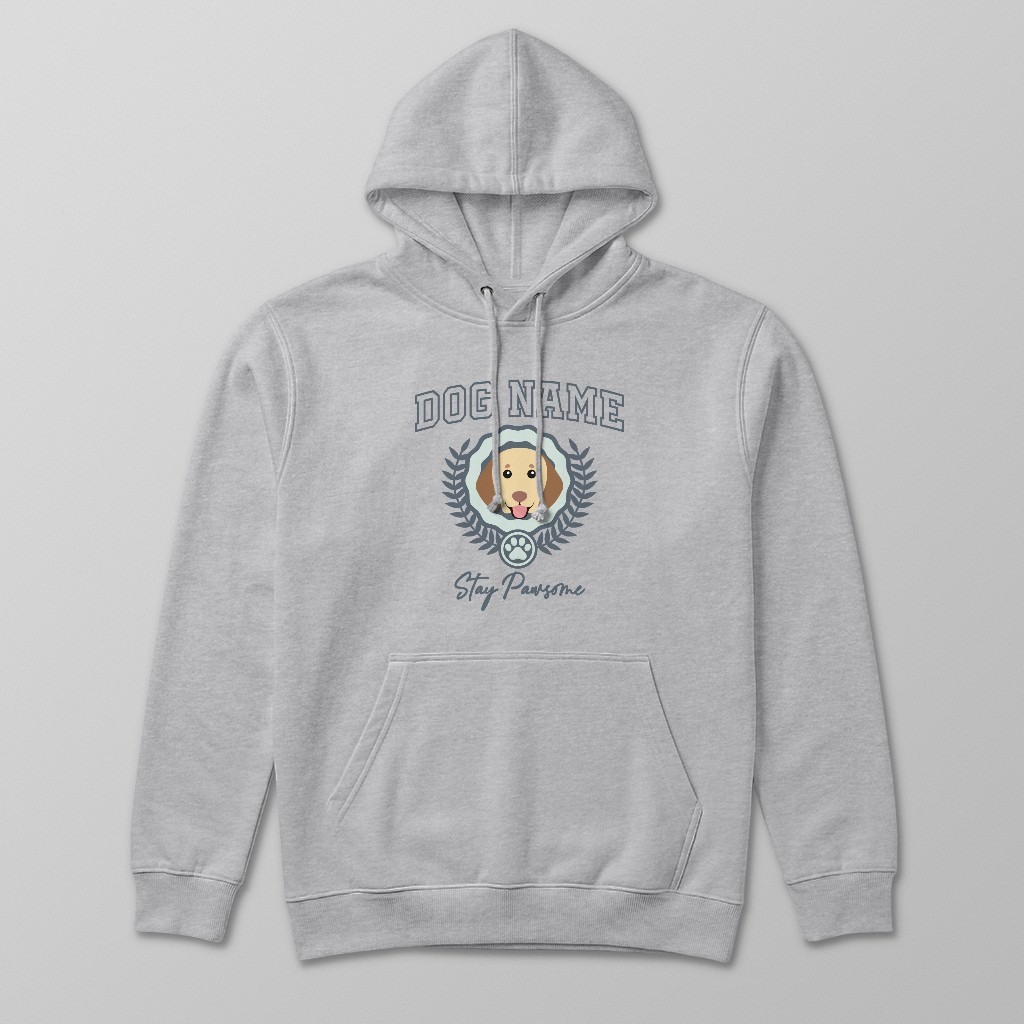 Stay Pawsome: Personalised {breedFullName} Hoodie