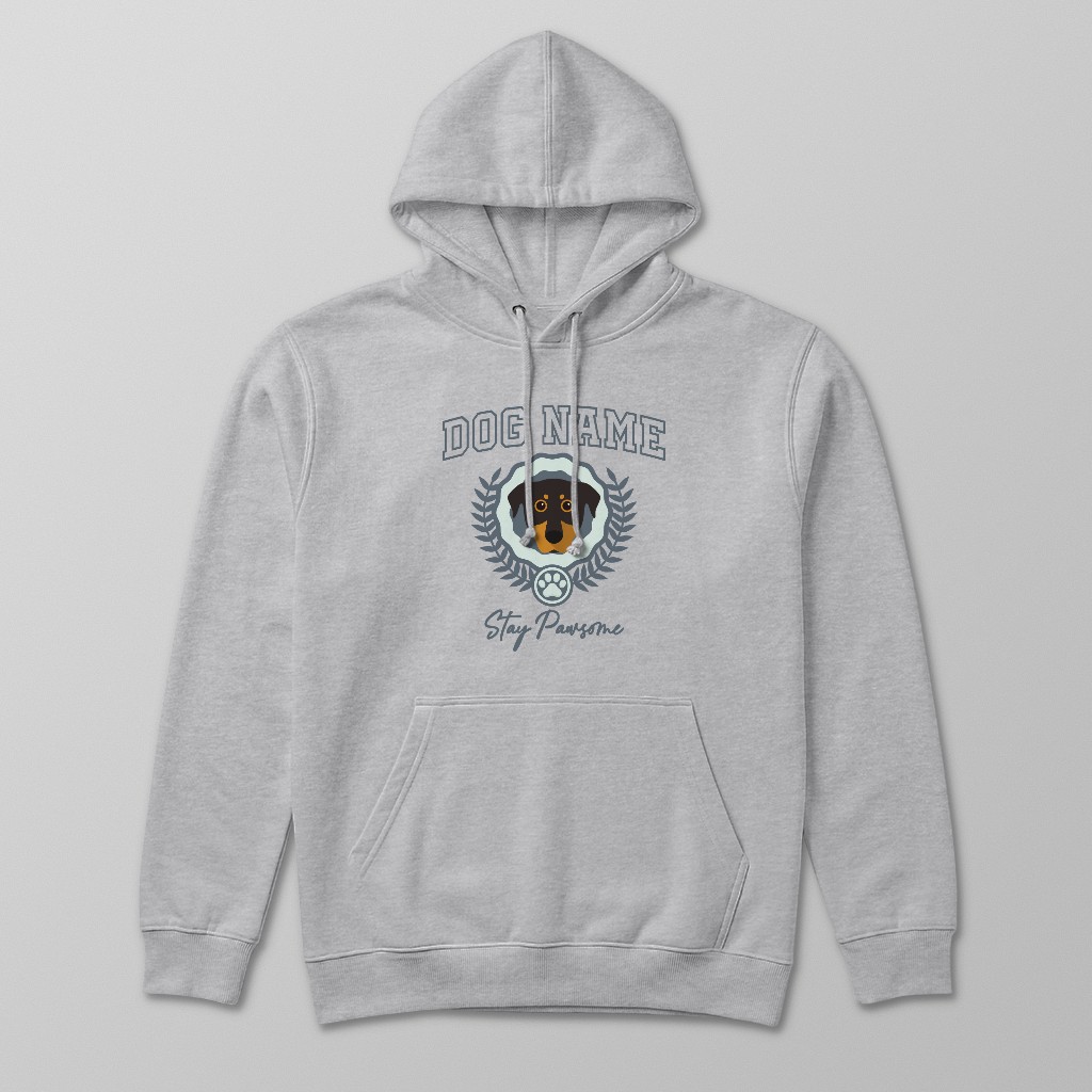 Stay Pawsome: Personalised {breedFullName} Hoodie