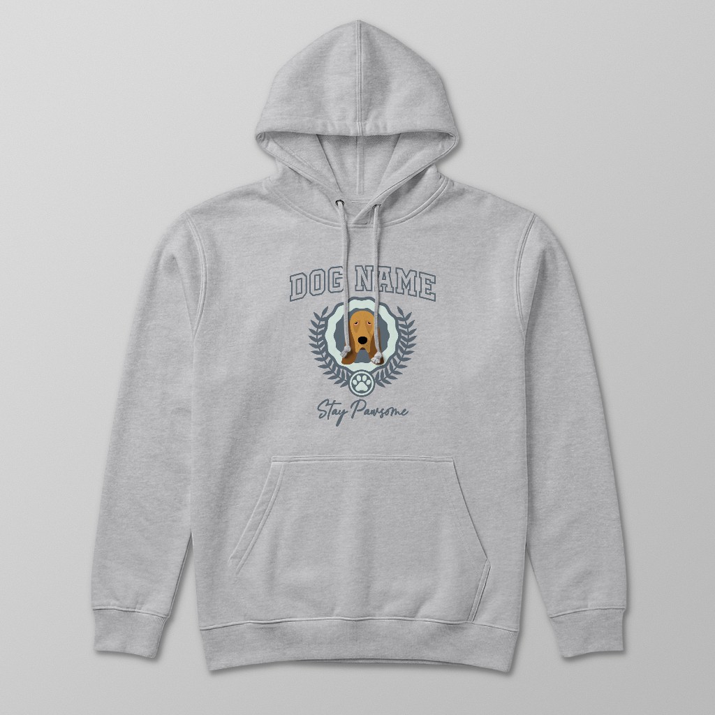 Stay Pawsome: Personalized {breedFullName} Hoodie