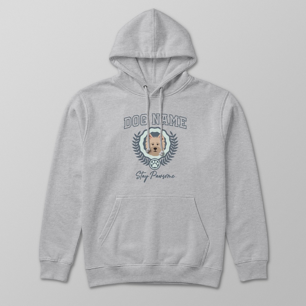 Stay Pawsome: Personalized {breedFullName} Hoodie
