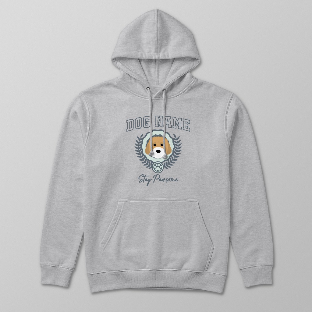 Stay Pawsome: Personalized {breedFullName} Hoodie