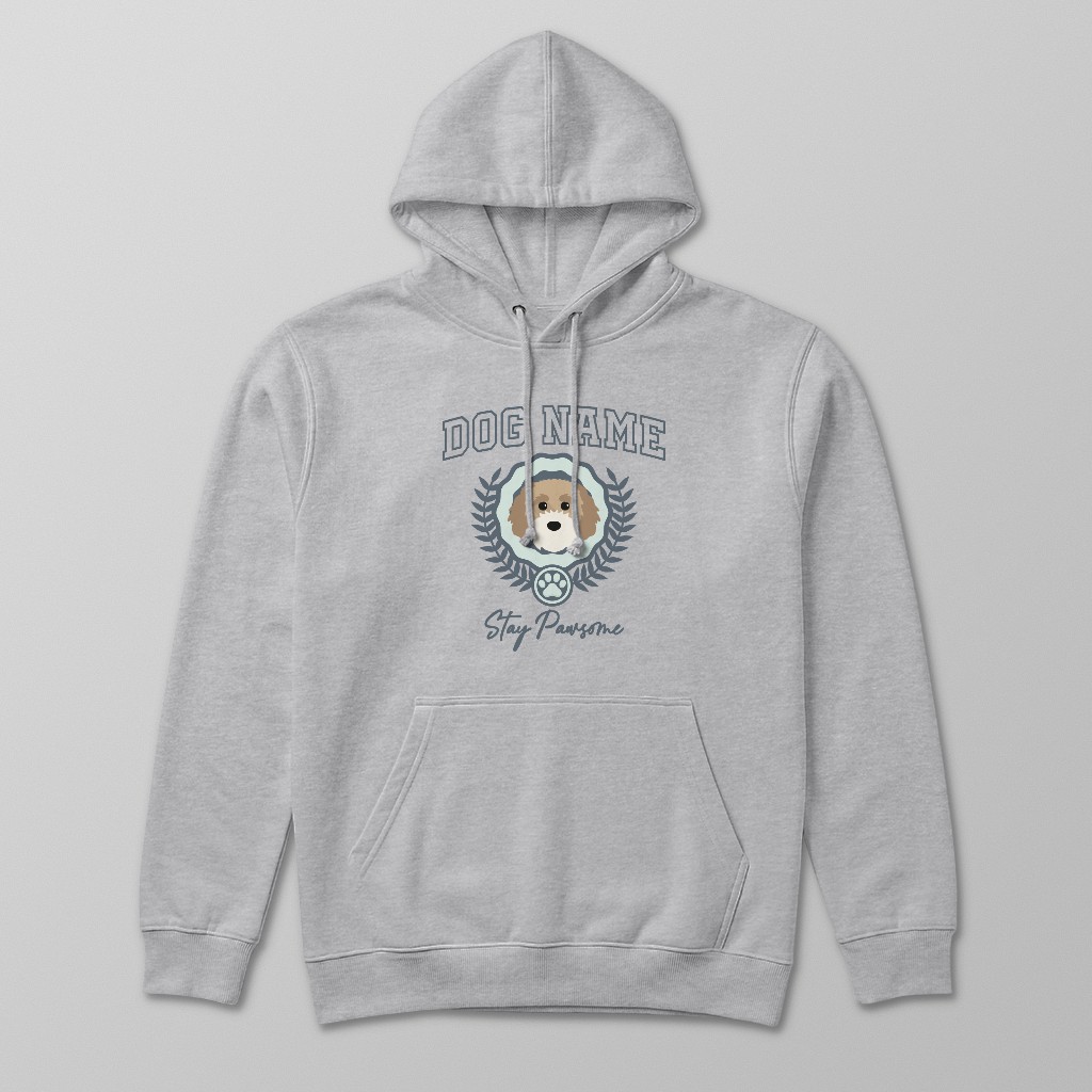 Stay Pawsome: Personalized {breedFullName} Hoodie