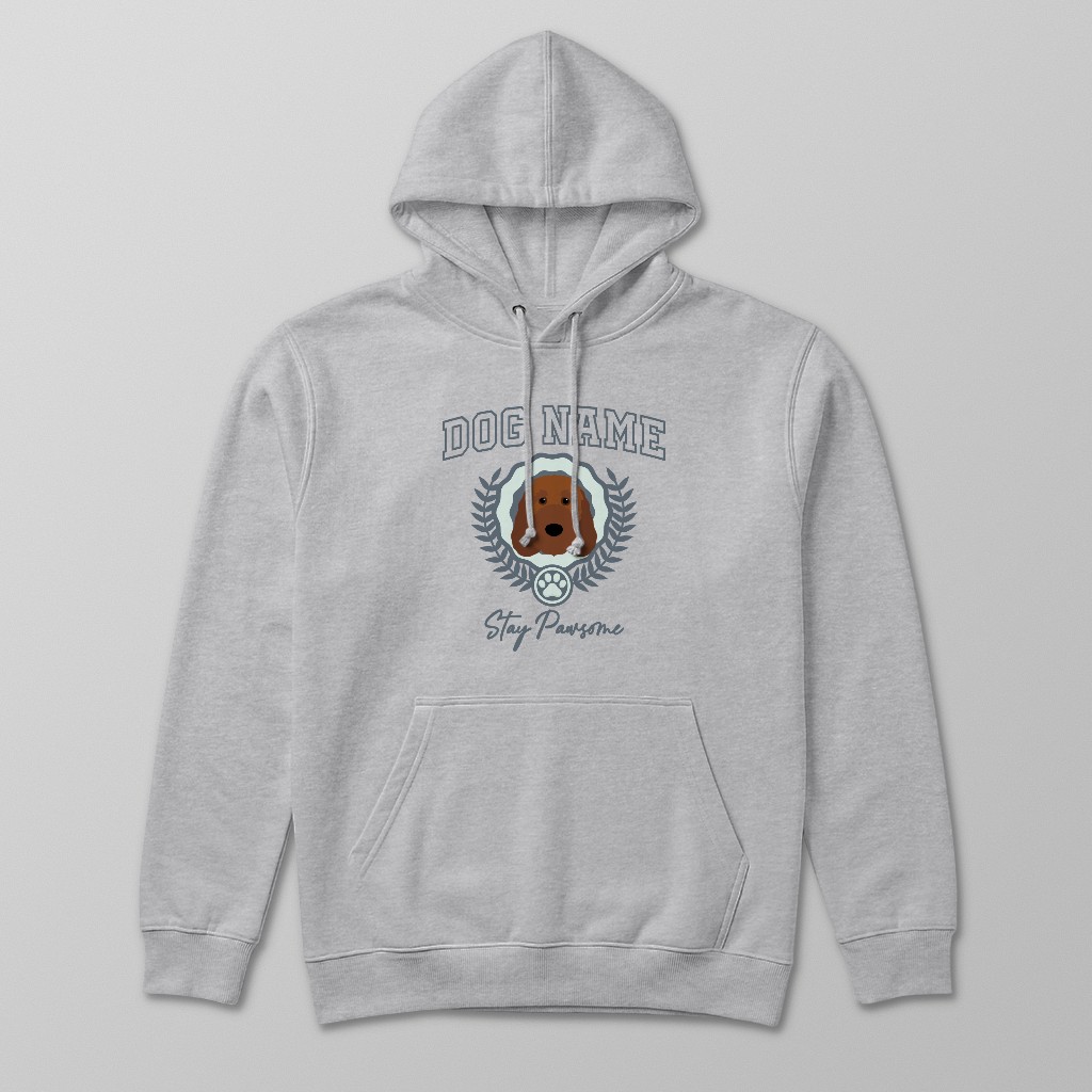 Stay Pawsome: Personalized {breedFullName} Hoodie
