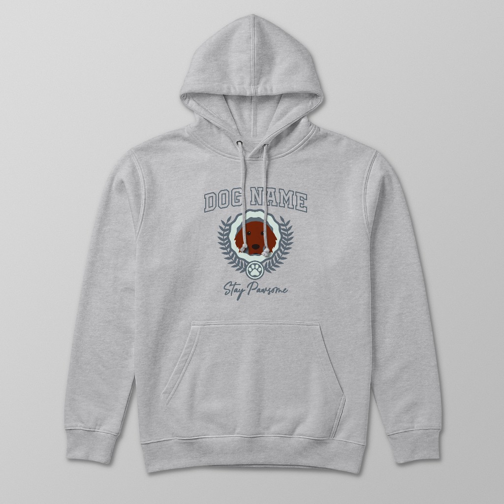 Stay Pawsome: Personalized {breedFullName} Hoodie
