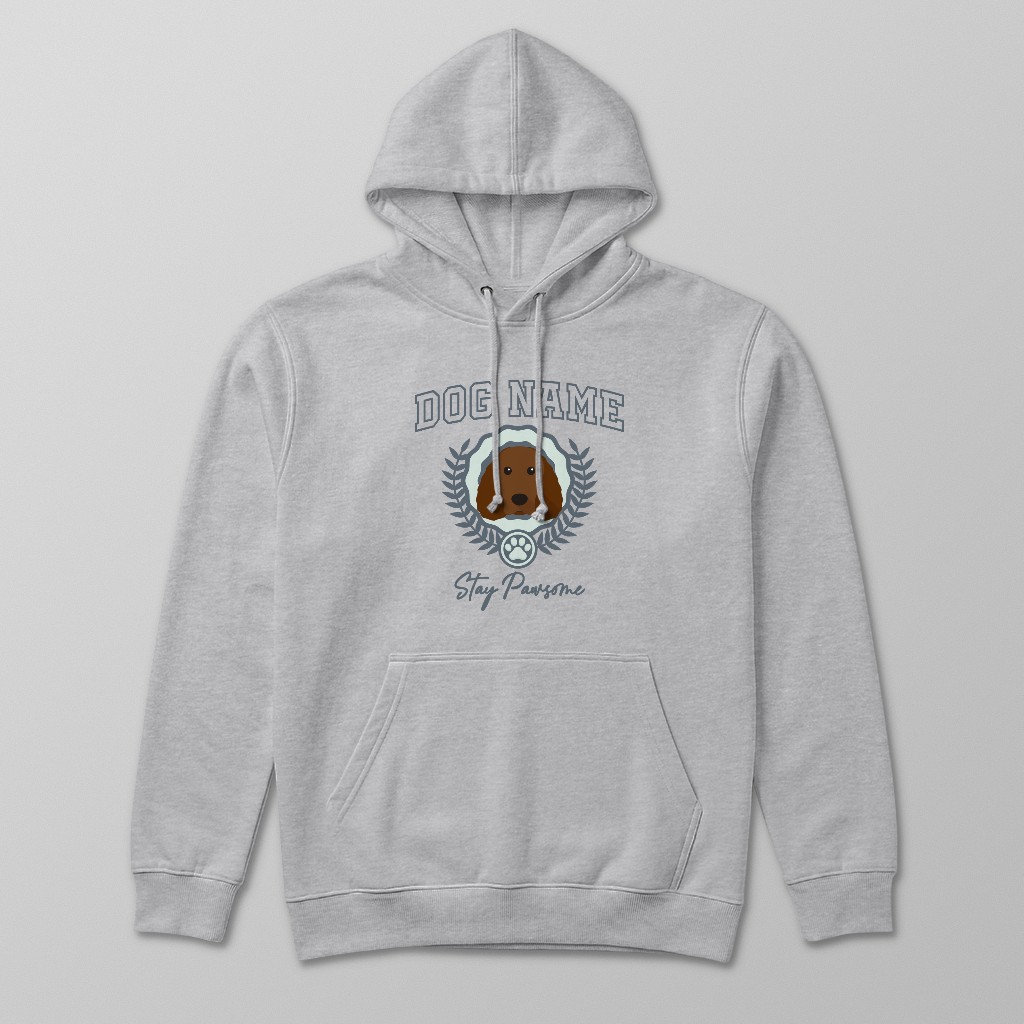 Stay Pawsome: Personalised {breedFullName} Hoodie