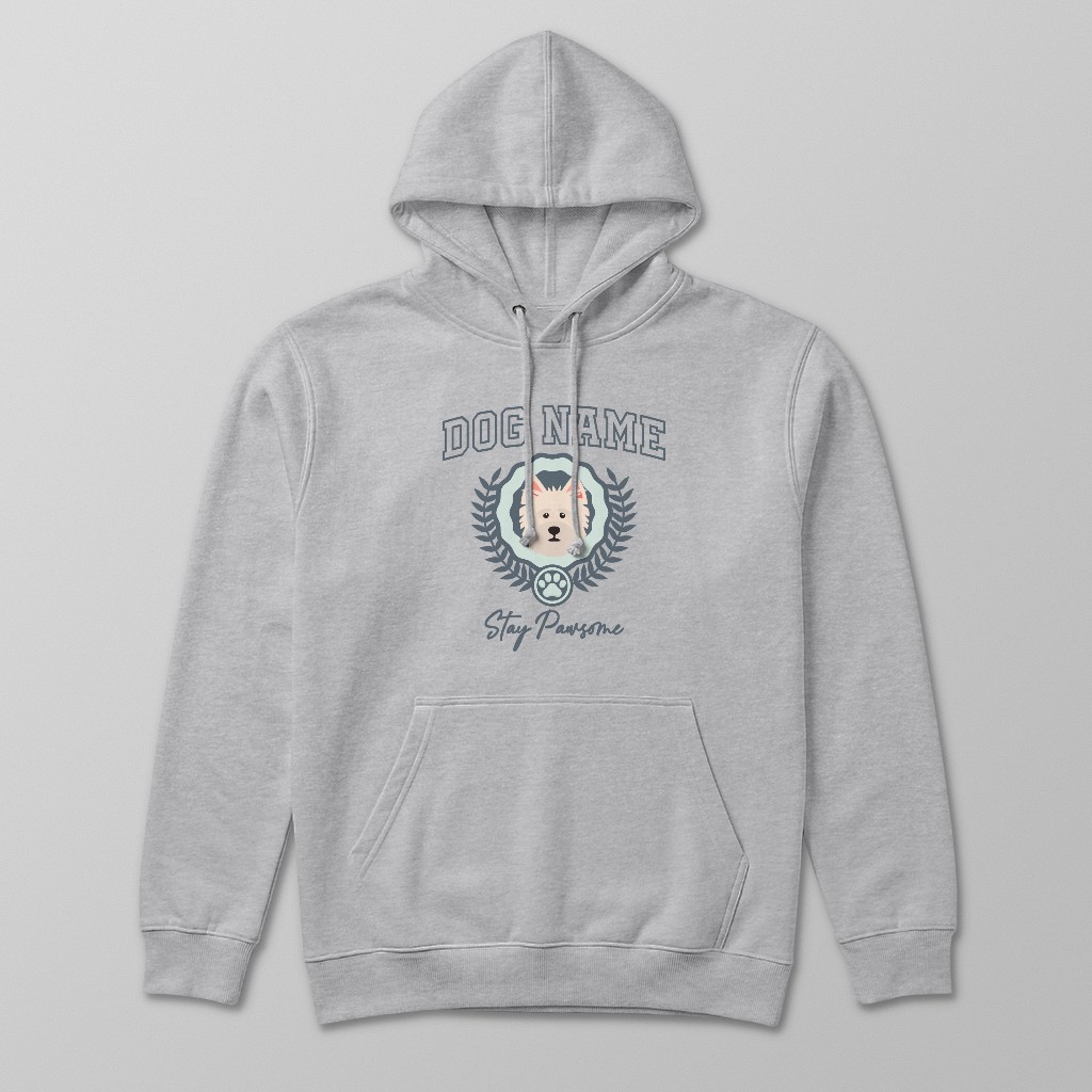 Stay Pawsome: Personalized {breedFullName} Hoodie