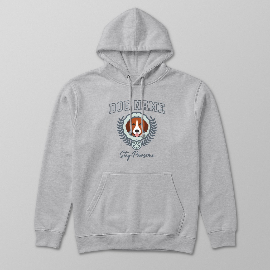 Stay Pawsome: Personalized {breedFullName} Hoodie