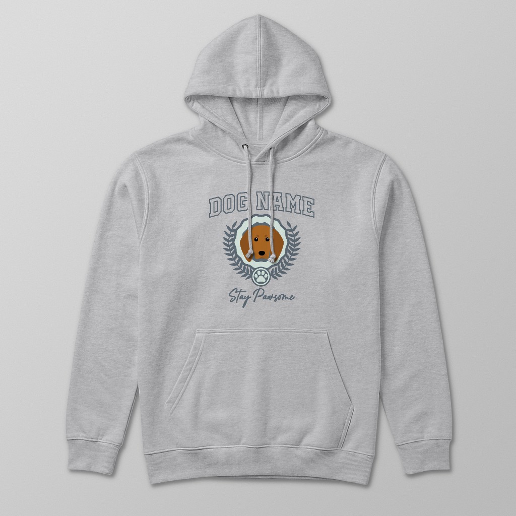 Stay Pawsome: Personalized {breedFullName} Hoodie