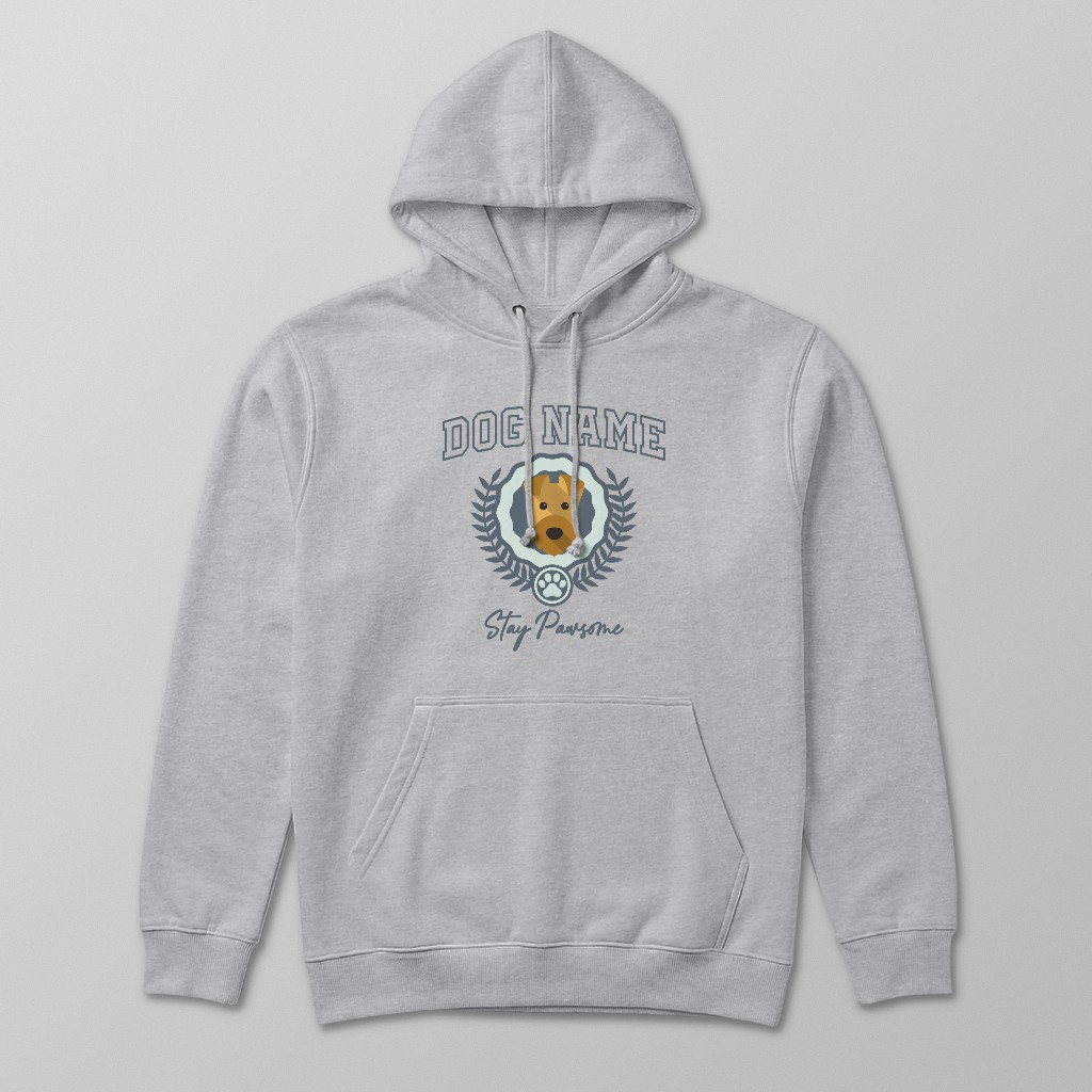 Stay Pawsome: Personalised {breedFullName} Hoodie