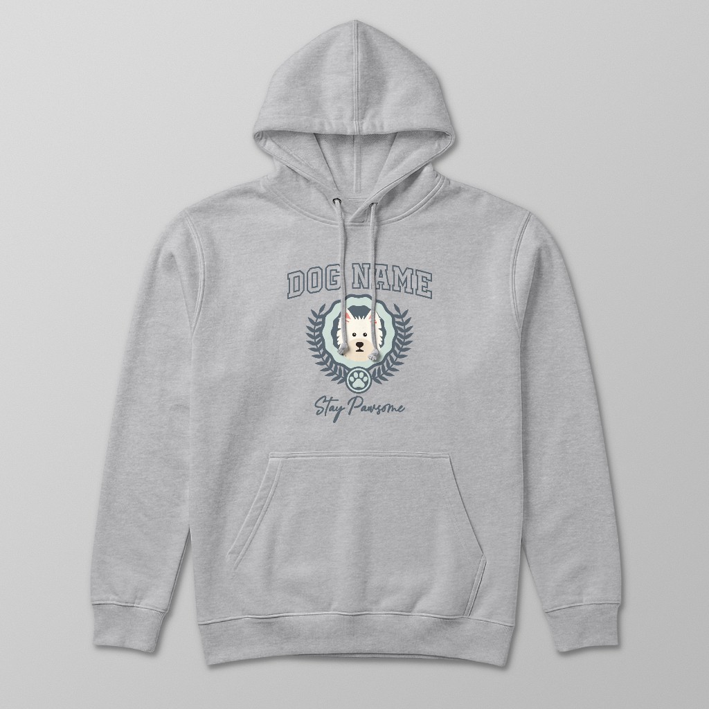 Stay Pawsome: Personalized {breedFullName} Hoodie