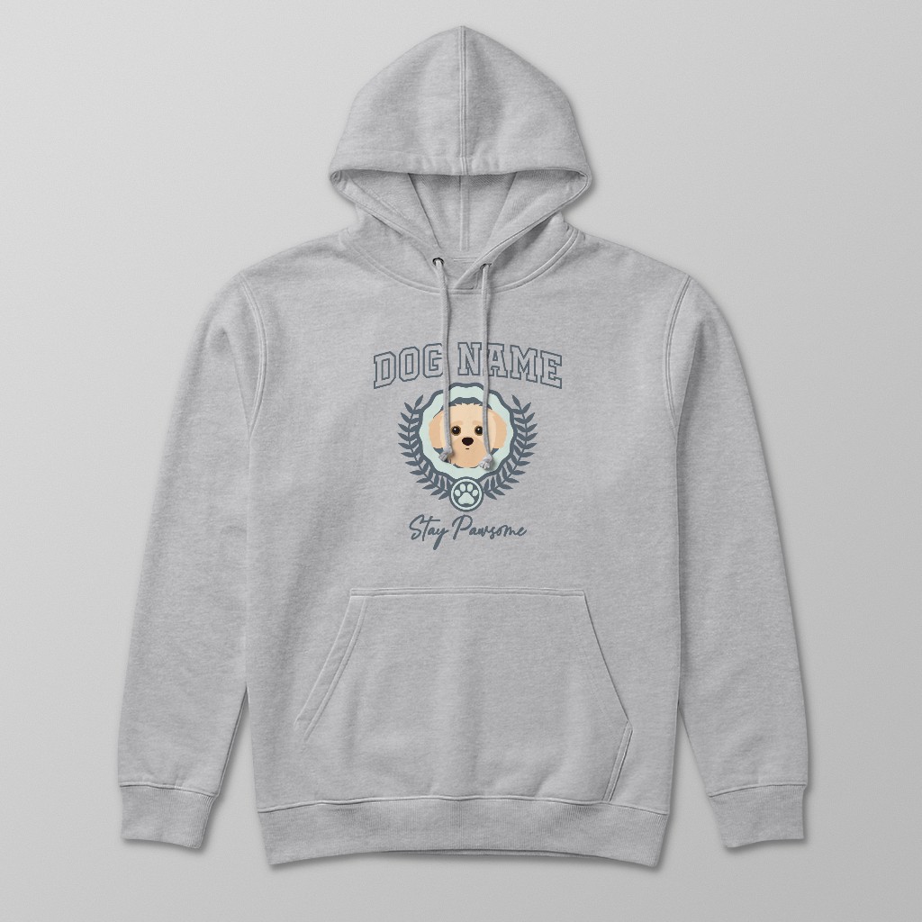 Stay Pawsome: Personalized {breedFullName} Hoodie