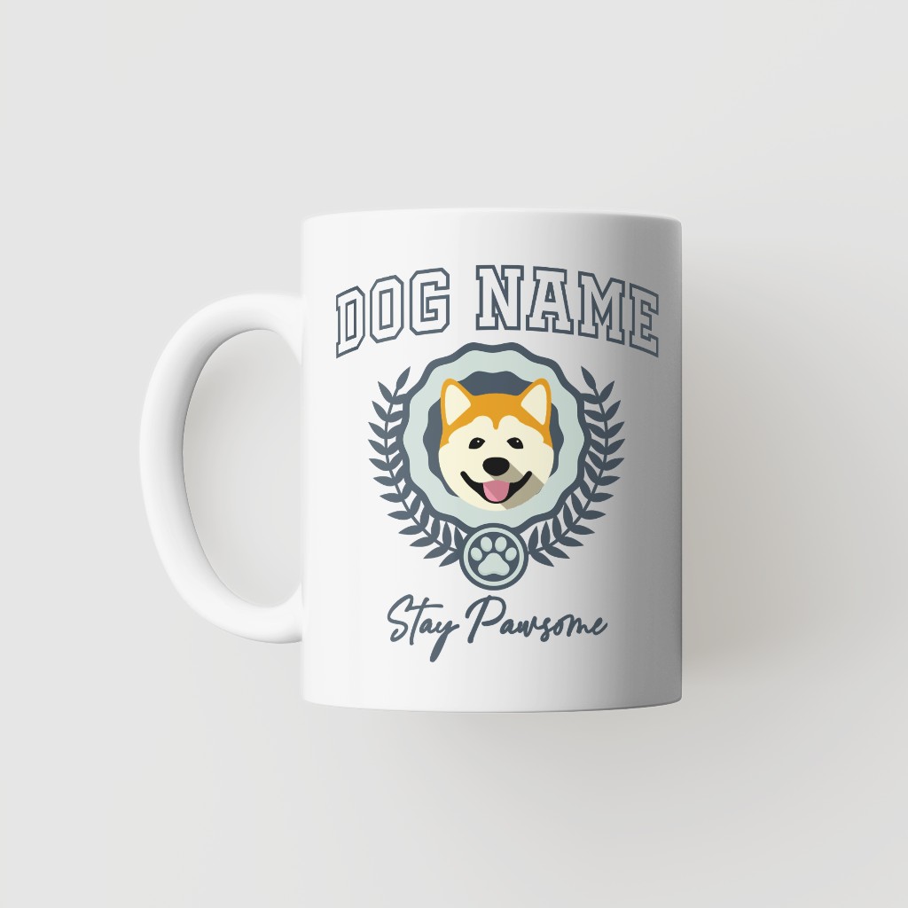 Stay Pawsome: Personalized {breedFullName} Mug
