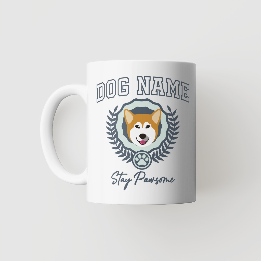 Stay Pawsome: Personalized {breedFullName} Mug
