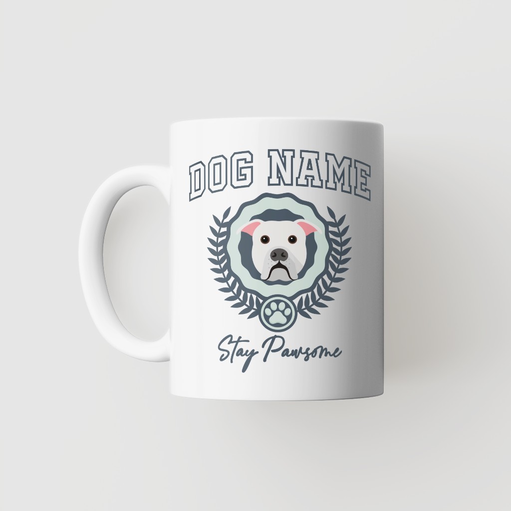 Stay Pawsome: Personalized {breedFullName} Mug