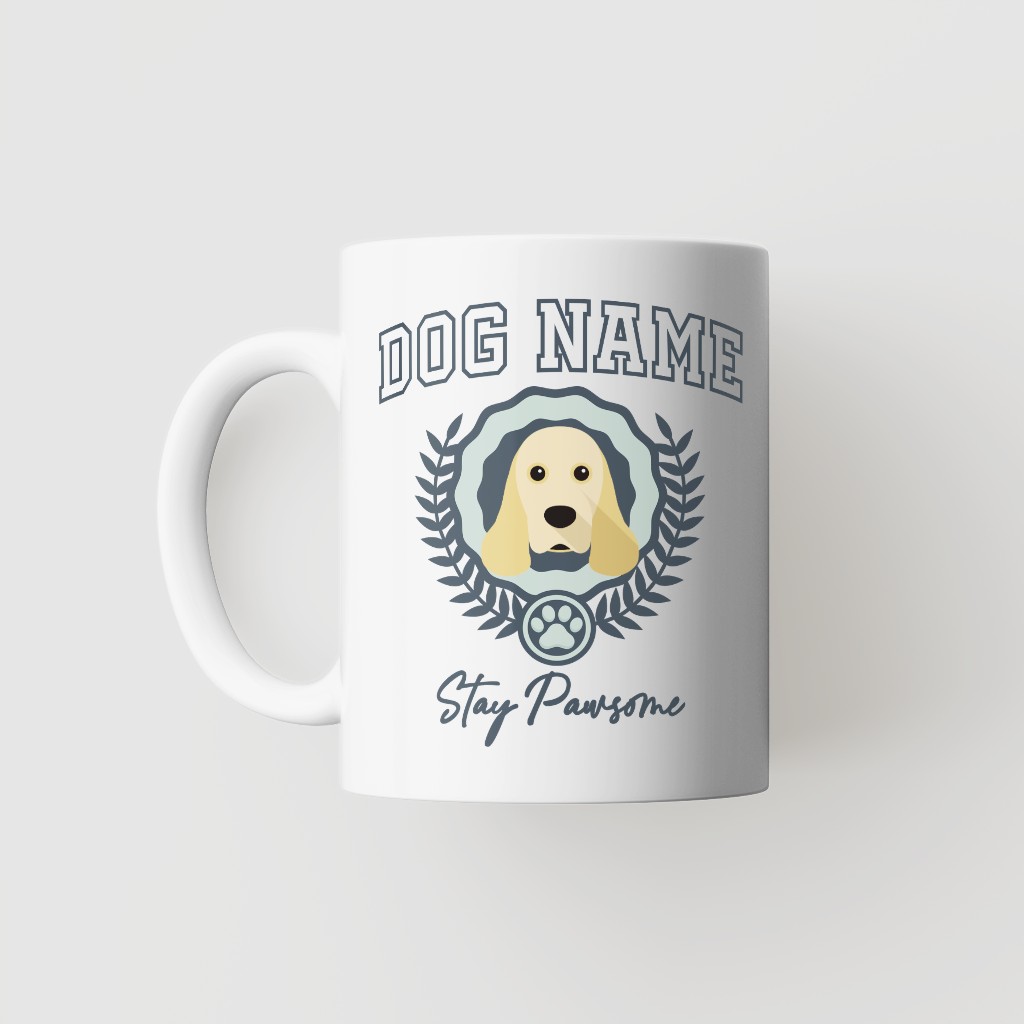 Stay Pawsome: Personalized {breedFullName} Mug