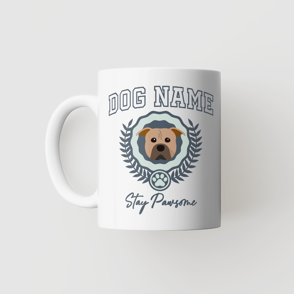 Stay Pawsome: Personalized {breedFullName} Mug
