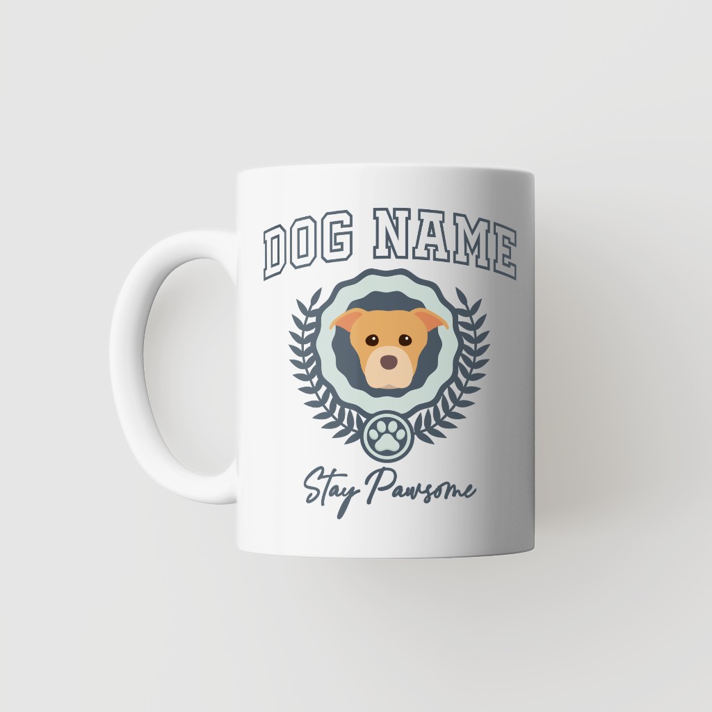 Stay Pawsome: Personalized {breedFullName} Mug