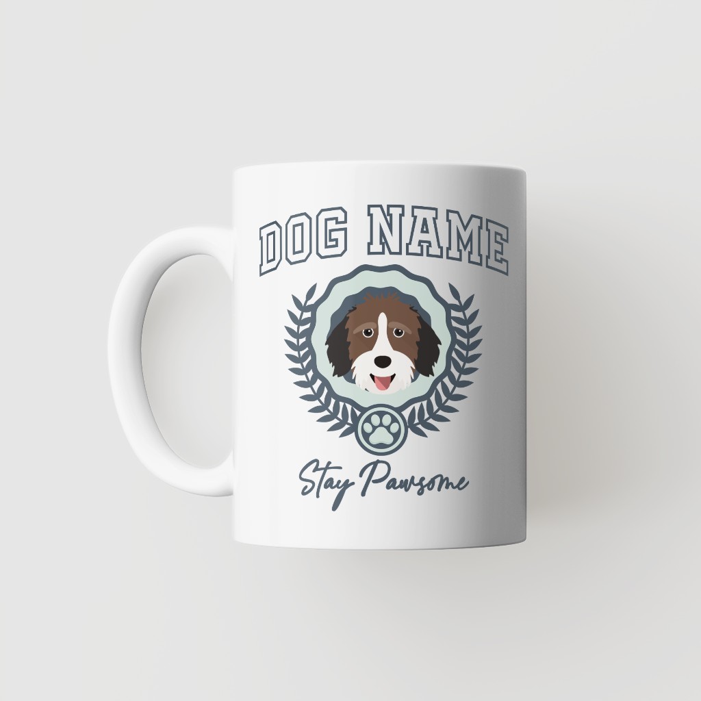Stay Pawsome: Personalized {breedFullName} Mug
