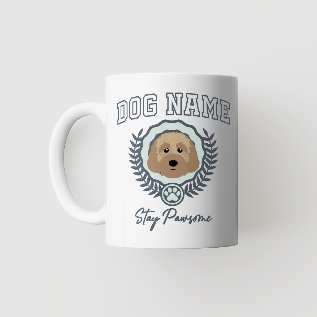 Stay Pawsome: Personalized {breedFullName} Mug