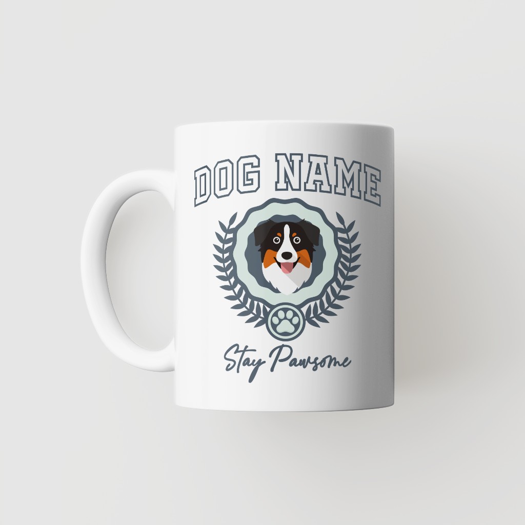 Stay Pawsome: Personalized {breedFullName} Mug