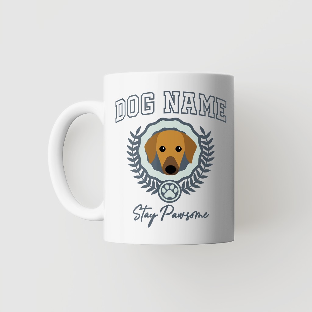 Stay Pawsome: Personalized {breedFullName} Mug