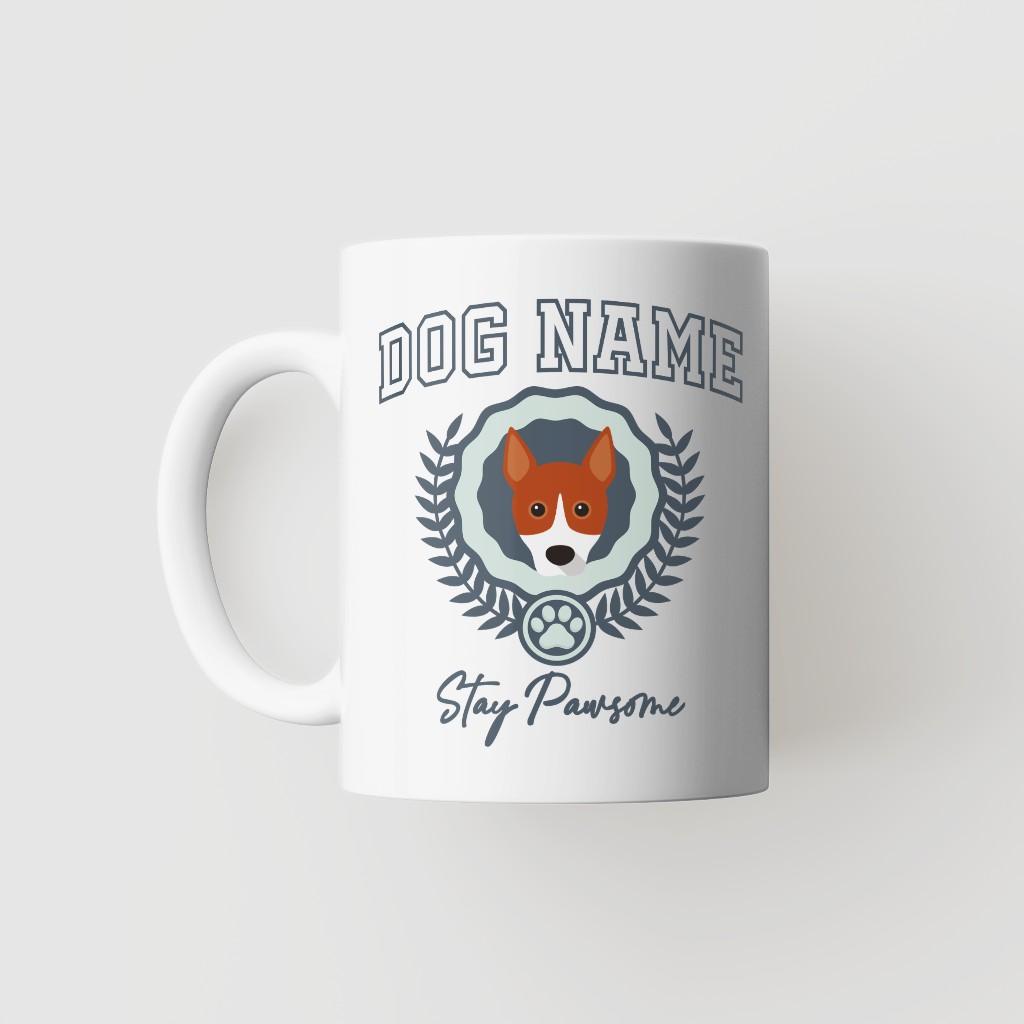 Stay Pawsome: Personalized {breedFullName} Mug