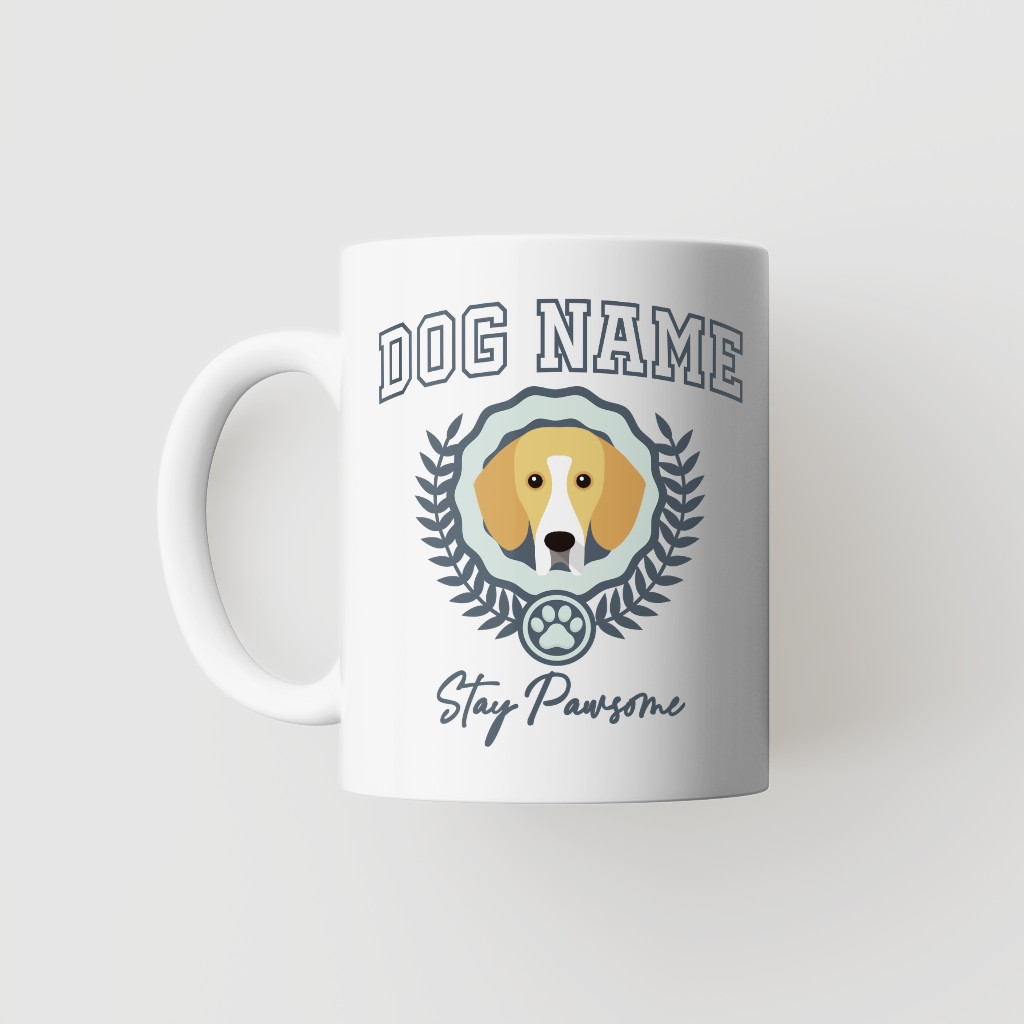 Stay Pawsome: Personalized {breedFullName} Mug