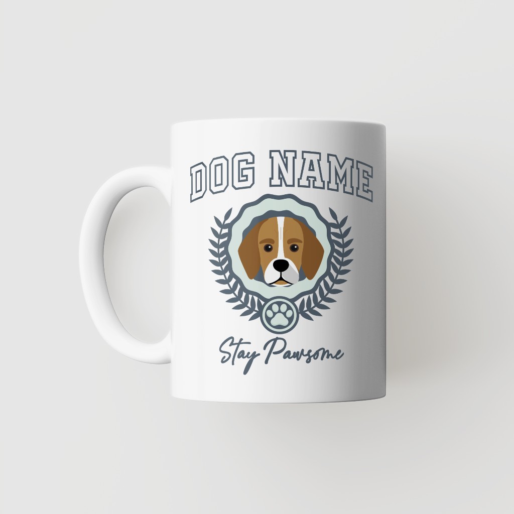 Stay Pawsome: Personalized {breedFullName} Mug