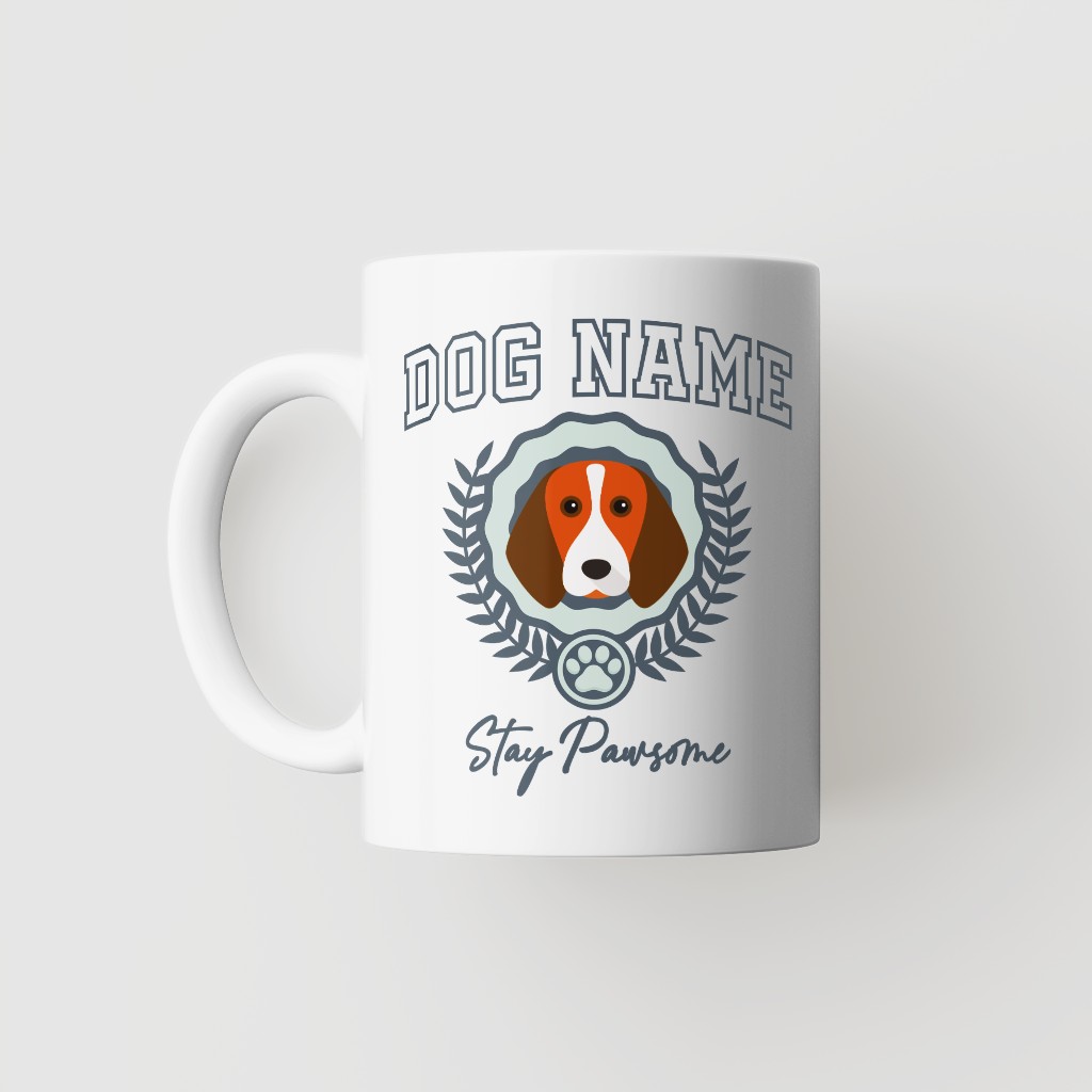 Stay Pawsome: Personalized {breedFullName} Mug