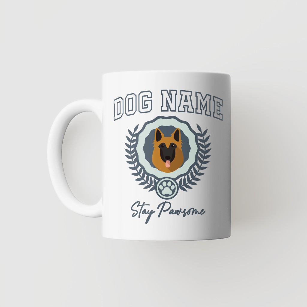 Stay Pawsome: Personalized {breedFullName} Mug