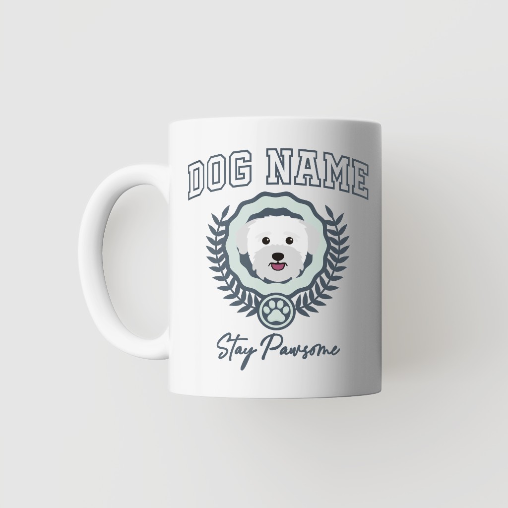 Stay Pawsome: Personalized {breedFullName} Mug