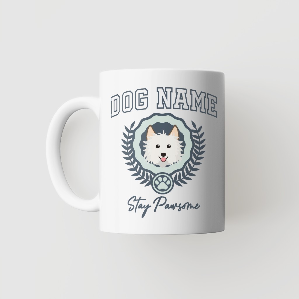 Stay Pawsome: Personalized {breedFullName} Mug